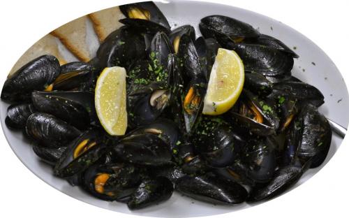 antipasti, cozze